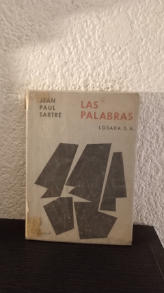 Las palabras (usado, dos hojas rayadas con birome) - Jean Paul Sartre