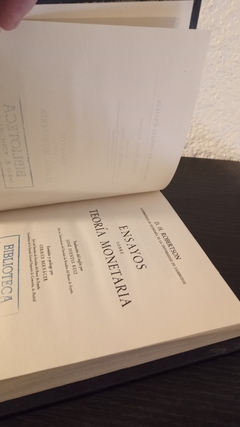 Ensayos sobre la teoria monetaria (usado) - D. H. Robertson - comprar online