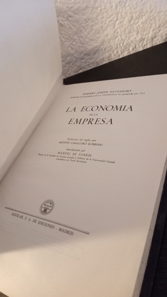 Economia de la empresa (usado) - H. J. Davenport - comprar online