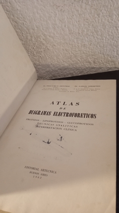 Atlas de Diagramas electroforeticos (usado, dedicatoria) - Horacio T. Akiyoshi - comprar online