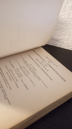Manual de organización y administracion de las oficinas tomo 2 (usado) - W. J. donald - comprar online