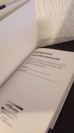 Antidepresivos: la proxima generacion (usado) - Chad E. Beyer - comprar online