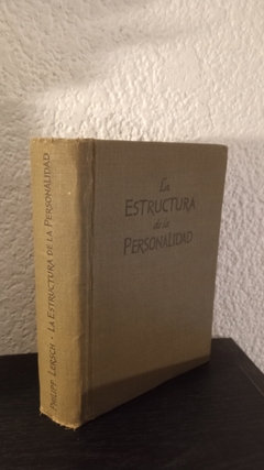 La estructura de la personalidad (usado, tapa despegada)- Philipp Lersch