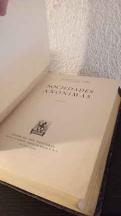 Sociedades anónimas 2 (usado) - Francisco garo - comprar online