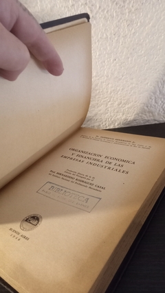 Organización economica y financiera de las empresas industriales (usado) - Federico Herrmann - comprar online