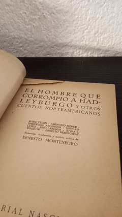 El hombre que corrompió a Hadleyburgo (usado) - Antología en internet