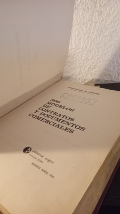 500 modelos de contratos y documentos comerciales (usado) - Fernando - comprar online