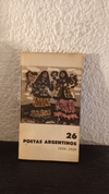 26 poestas argentinos (usado, detalle de mala apertura) - Ghiano