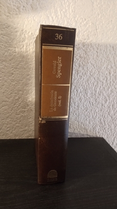 La decadencia de Occidente 1 (usado, pequeño detalle en canto) - Oswald Spengler - comprar online