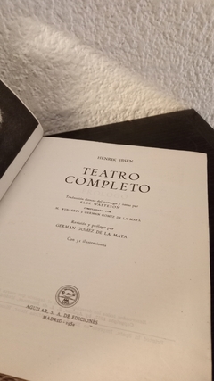 Teatro completo Ibsen (usado) - Henrik Ibsen - comprar online