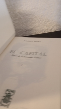 El Capital 1 (usado) - Karl Marx - comprar online