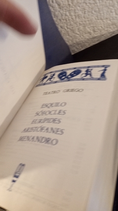 Teatro Griego (usado, canto quebrado y estuche partido) - Esquilo y otros - comprar online