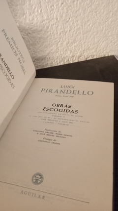 Obras escogidas Pirandello 1 (usado) - Luigi Pirandello - comprar online