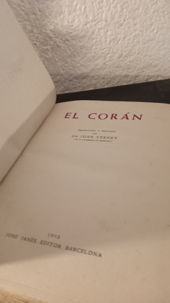 El Corán (usado) - Vernet traducción - comprar online