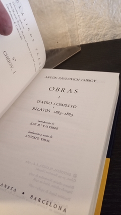 Obras 1 Chejov (usado, canto despegado) - Antón Chejov - comprar online