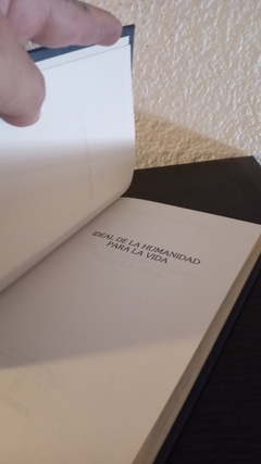 Ideal de la humanidad para la vida - Krause (usado) - Sanchez del R. - comprar online