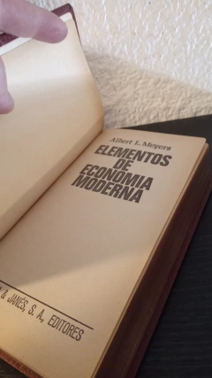 Elementos de la economia moderna (usado) - Albert L. Meyers - comprar online