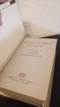 Clasicos Inolvidables Teatro Clasico Frances (Usado) - antologia - comprar online