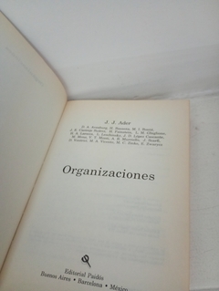 Organizaciones (usado) - J. J. Ader en internet