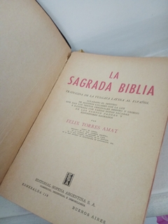 La Sagrada Biblia (usado) - Felix Torres Amat en internet