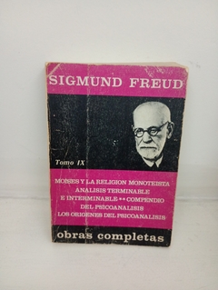 Obras completas Freud Tomo IX (usado) - Sigmund Freud