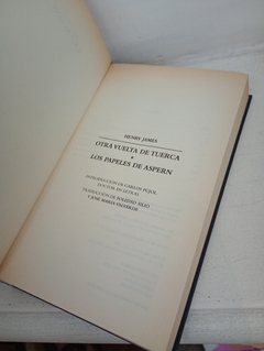 Los papeles de Aspern y otra vuelta de tuerca (usado) - Henry James - comprar online