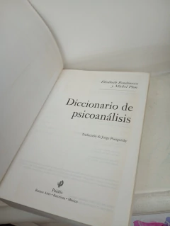 Diccionario de psicoanálisis (usado) - E. Roudinesco y M. Plon - Charlemosdelibros