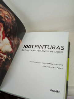 1001 pinturas que hay que ver antes de morir (usado) - J. F. Yvars en internet