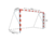Juego de Red para arcos de Futbol Lon Red 120 3x2x0,50x1,0 - Material: Polietileno Malla 12x12 cm Hilo de 2,5 m