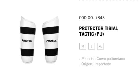 Protector Tibial Tactic Proyec