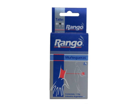 Muñequera Elastica Rango por par