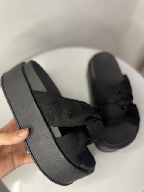 GIOVANNA - tamanco flatform feminino preto