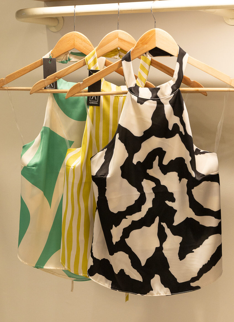 Musculosa Satén Trapecio (M02016)