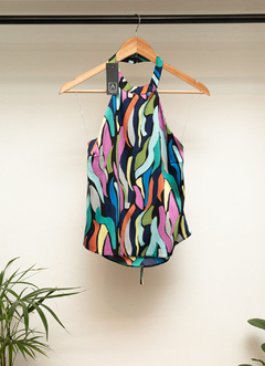 Imagen de Musculosa Satén Trapecio (M02016)