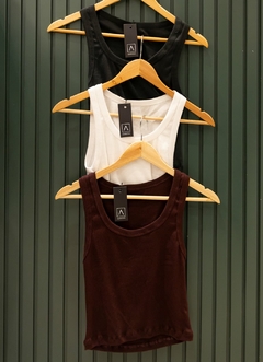 musculosa ribb escote (M03059)