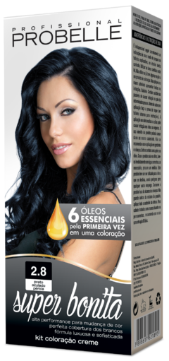 COLORAÇAO SUPER BONITA 2.8 PRETO AZULADO PEROLA