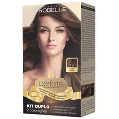 COLORAÇÃO KIT DUPLO PERFEITA 7.0 LOURO MEDIO