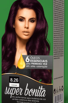 COLORAÇAO SUPER BONITA 8.26 MARSALA - comprar online