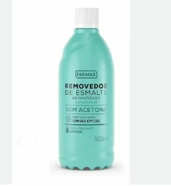 REMOVEDOR DE ESMALTE SEM ACETONA ARGAN 500ML FARMAX