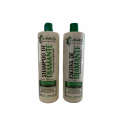 KIT REDUTOR ESCOVA DE DIAMANTE 1L MALLU LISS