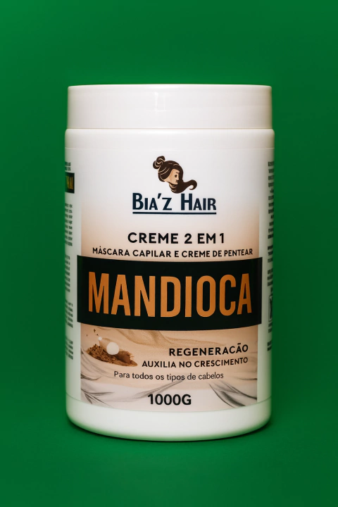 CREME 2 EM 1 MANDIOCA 1KG BIAZ HAIR - comprar online