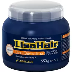 CREME ALISANTE LISA HAIR QUERATINA 550G