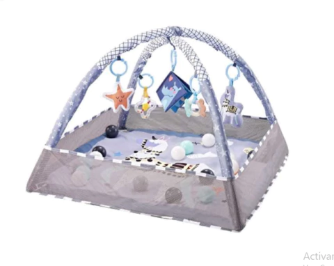 Manta Gimnasio Corralito Didáctico De Bebé Mega Baby Con juguetes Y Pelotas