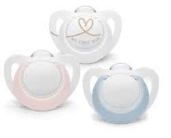 Chupetes Nuk Star 0-2m 2xunid. Estuche Esterilizador - comprar online