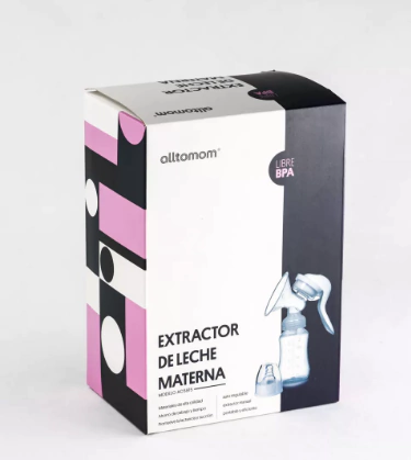 Sacaleche Manual Alltomom 6815 Con Mamadera De 150 Ml