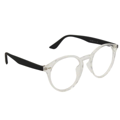 ARMAÇÃO PARA ÓCULOS DE GRAU CARLA TRANSPARENTE COM PRETO - comprar online