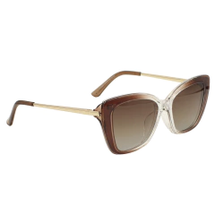 C13a - ÓCULOS CLIP-ON POLARIZADO AMÉLIE CARAMELO - NB Óculos