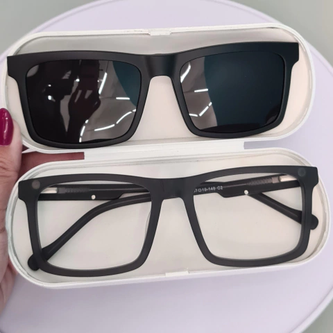 BC8113 - ÓCULOS CLIP-ON LORENZO CINZA