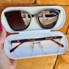 LQ5057 - ÓCULOS CLIP-ON BEATRICE DOURADO - comprar online