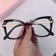 ZR6521- ÓCULOS CLIP-ON MUSA PRETO na internet